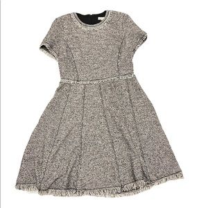 Rebecca Taylor Short Sleeve Tweed Dress